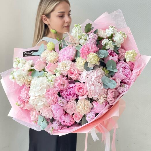 Настроение пион 🌸 Большой роскошный букет