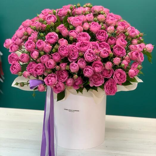 Кустовые пионавидные розы «Любовь💖»