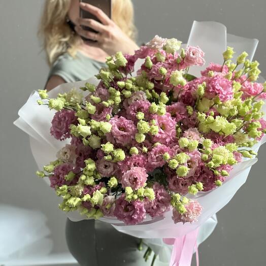 💕WOW💕букет с эустомой🌸