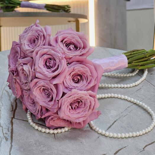 Букет невесты, свадебный букет "Лавандовый"💜👰