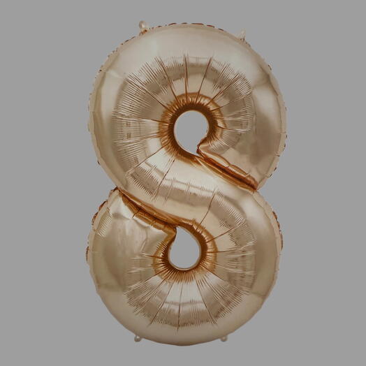 Воздушный шар с гелием цифра 8