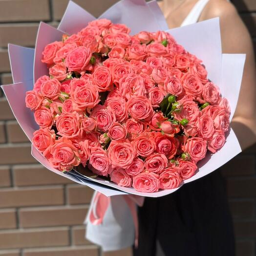 Роза кустовая 25 шт