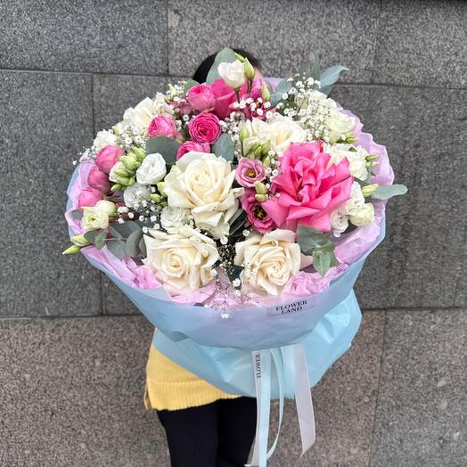 Букет «Романтик» 💕 для особенного дня или просто порадовать любимую 🩷