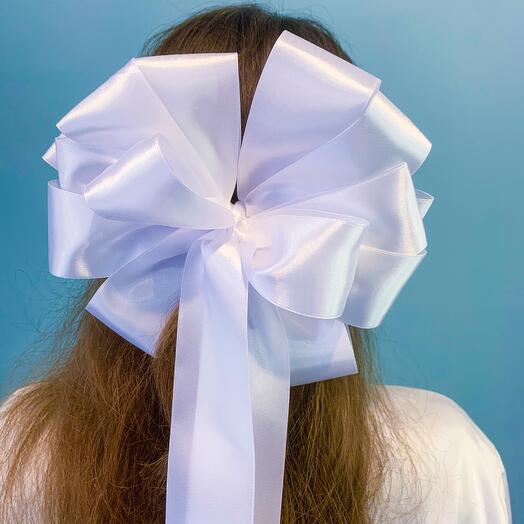 БАНТ ШКОЛЬНЫЙ 🎀  резинка для волос РУЧНАЯ РАБОТА «На линейку!»
