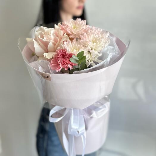 Букет комплимент розовый