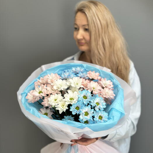 Нежные ромашковые хризантемы 🌼 WOW букет