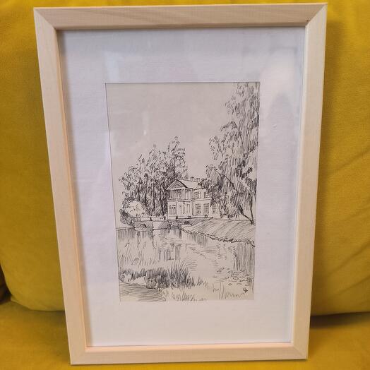 Графика Лопухинский сад