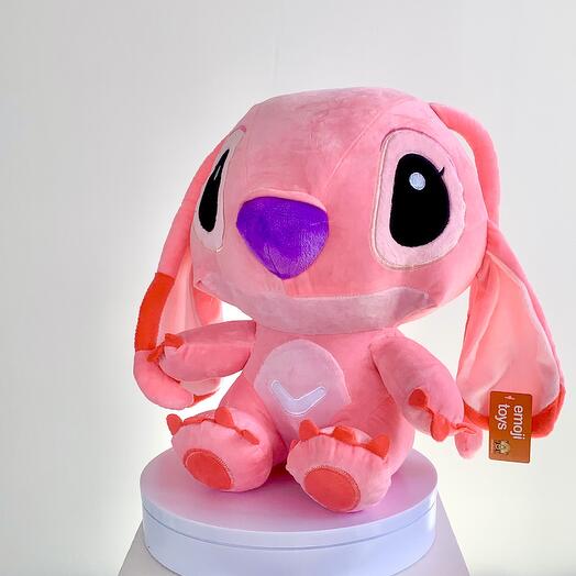 Мягкая игрушка розовый Стич девочка Лола 50 см