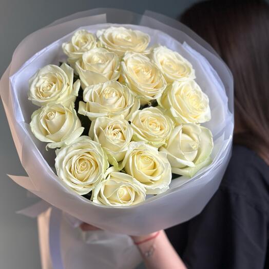 Белая Роза Акция 15 штук