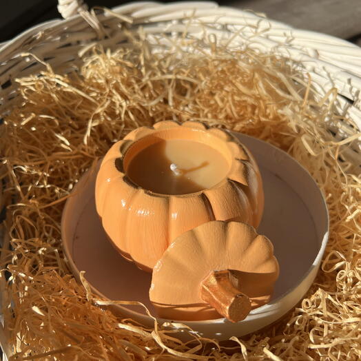 Свеча «тыковка» манго-бергамот