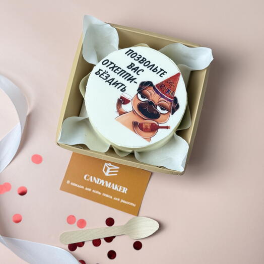 Бенто торт «Позвольте Вас  отхеппи - бёздить»