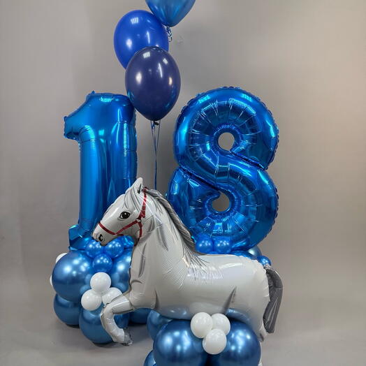 Шарики на 18 лет