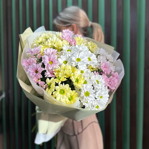 Микс кустовых хризантем (9)