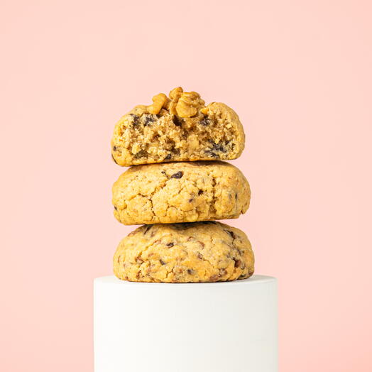 Американское печенье/ крамбл кукис, печенье с начинкой Грецкий орех и  Шоколад