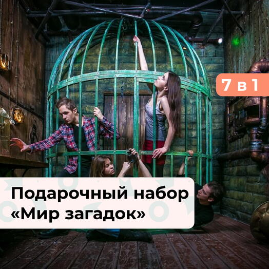7 в 1 Мир загадок. Подарочный набор тематических квестов