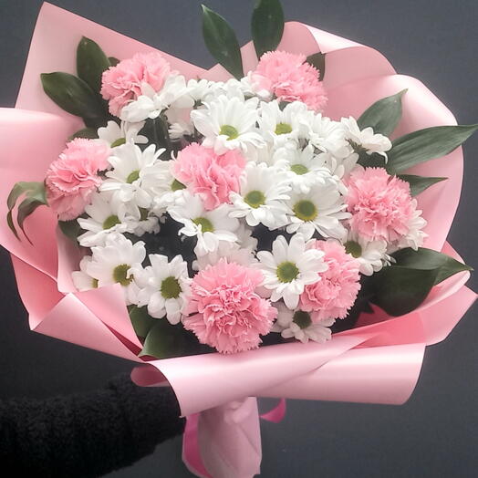 Crisantemo con Dianthus