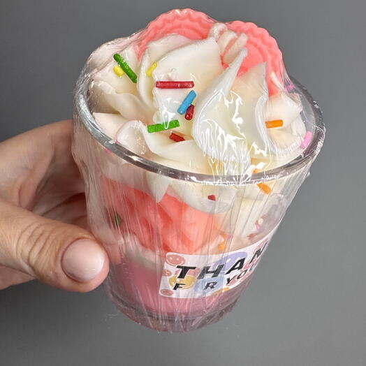 Свеча с запахом сливочного 🍧 мороженого