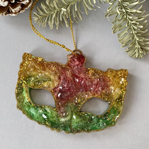 Елочная игрушка Маска 2