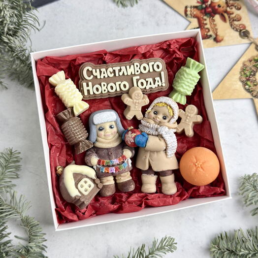 Новогодний набор шоколадных конфет
