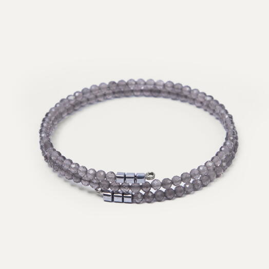 Браслет Ирис Раухтопаз Rh+ 19 см (BRA1100)
