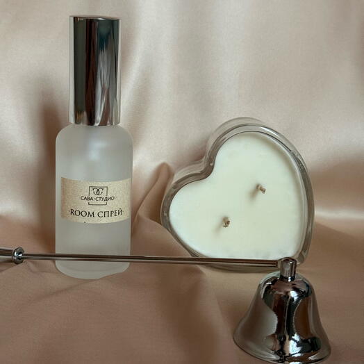 Набор: аромасвеча и рум спрей