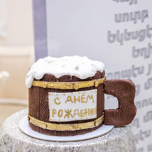 Торт Бокал пиво
