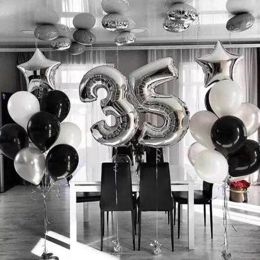 Шары на день рождения мужу на 35 лет