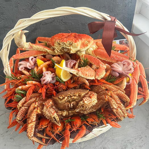 Корзина премиум с морепродуктами