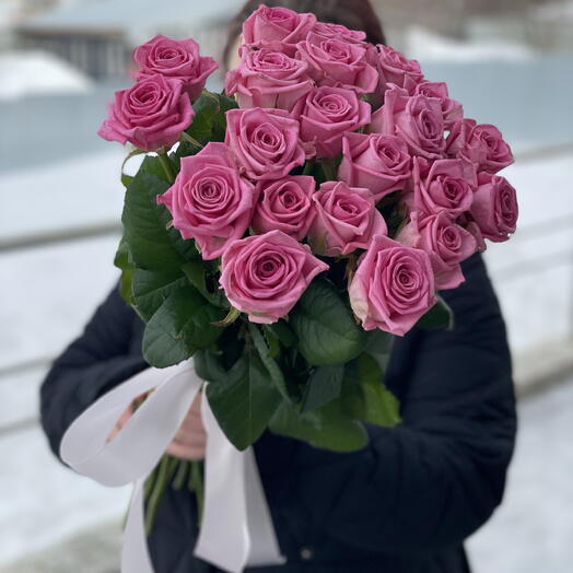 25 роз под ленту