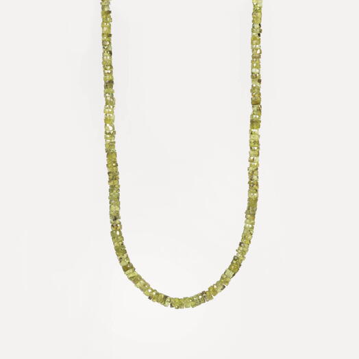 Ожерелье, колье Аир Хризолит 14K 43 см (NEC1097)