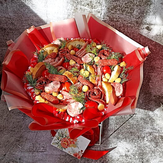 Мясной букет для женщин