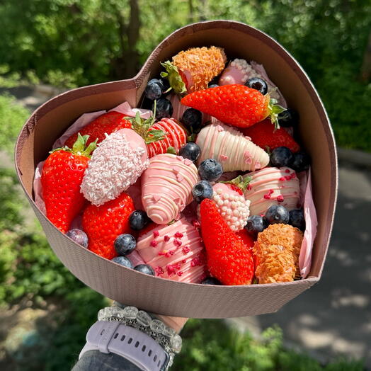Сердце на десерт L