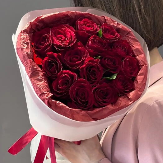 Букет из 15 кенийских роз