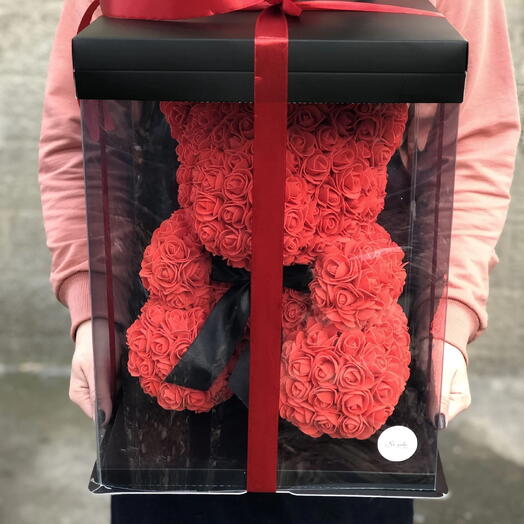 Мишка 40см в коробке teddy медведь