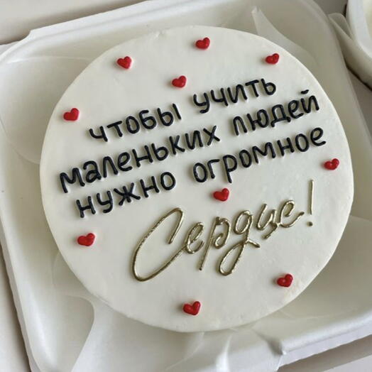 Бенто торт учителю на 1 сентября