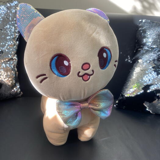 Игрушка котенок персиковый