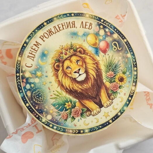 Бенто торт знак зодиака Лев