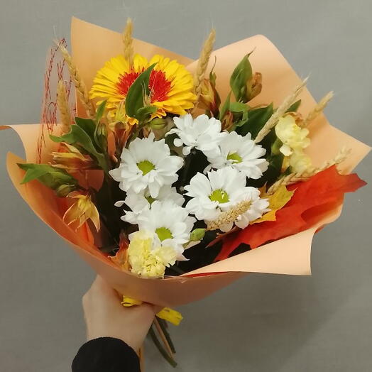 Букет с герберой