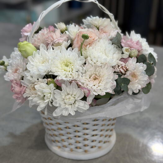 Композиция в корзинке 🌼🌼