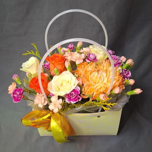 Сумка осенних цветов 💐