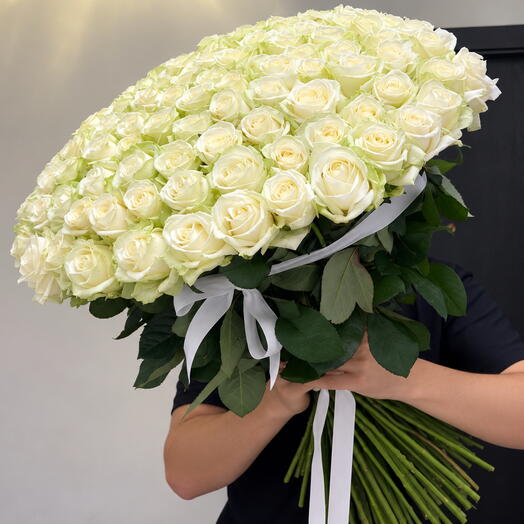 101 White Roses