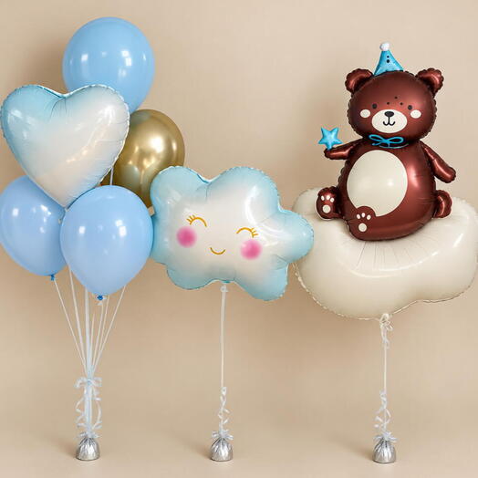 ☁️ Мишка на облачке 🧸