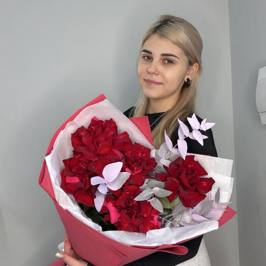 Невероятные пятнистые Французские розы ️