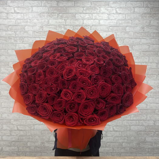 Красные розы 101 шт🌹🌹🌹🌹🌹