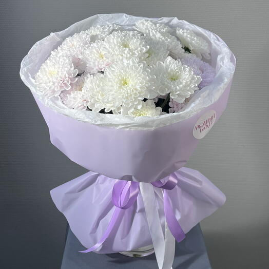 Букет из хризантем 💜