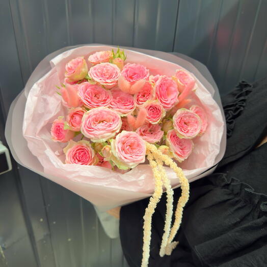Розы 🛍️кустовые с амарантом