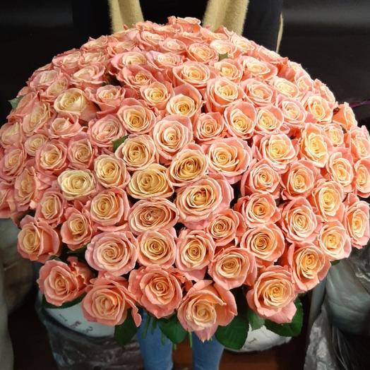 Букет из 101 розы Мисс Пигги