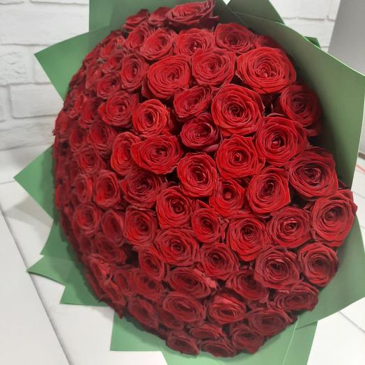 Ramo de 101 rosas rojas
