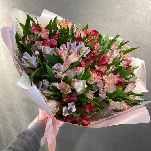 Bouquet of Alstroemeria