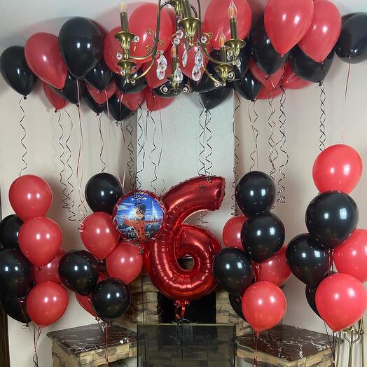 Globos al aire libre, 62 piezas